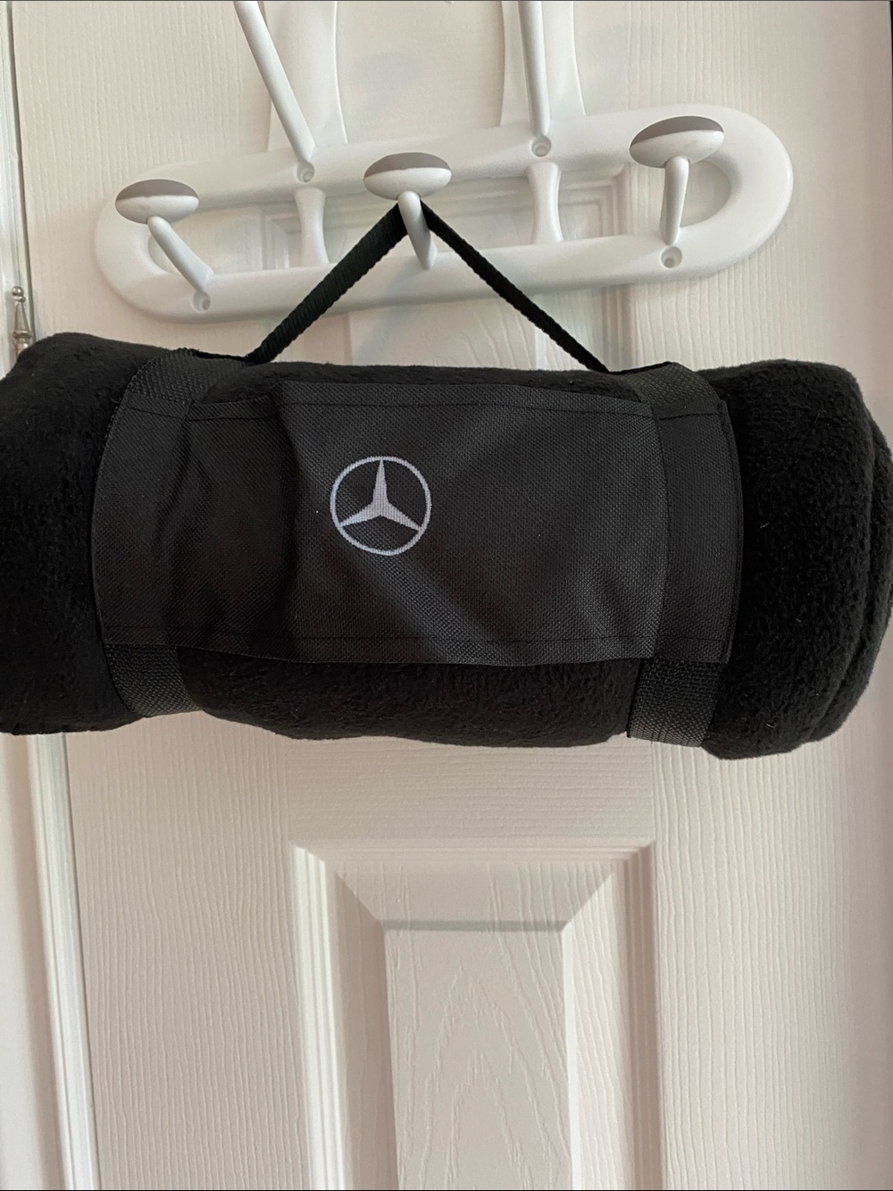 Mercedes-Benz Black Travel Blanket with Carry Handle